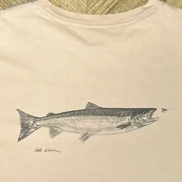 LL Bean 티셔츠 송어 낚시