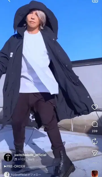 SWITCHBLADE FISHTAIL MODS COAT (GRAPHIC)