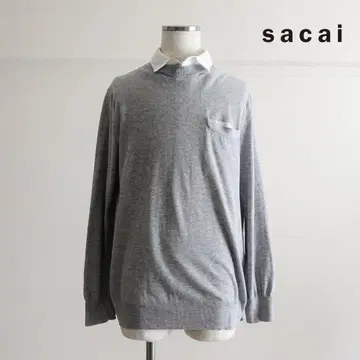 18SS SACAI SWITCH PULLOVER SHIRTSSWEATER