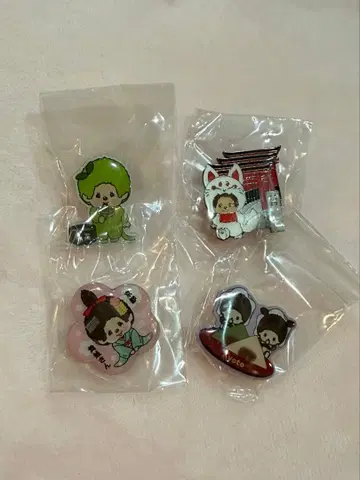 몬치치 교토 한정판 지역 핀즈 컬렉션 가챠가챠 세트