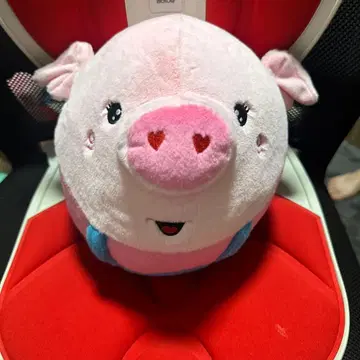봉제 인형 돼지 핑크
