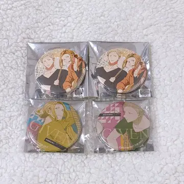 기븐 카지 아키히코 나카야마 하루키 캔뱃지