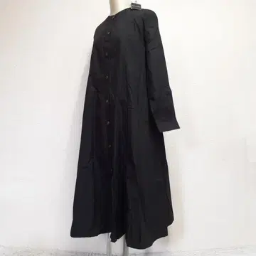 택 포함 미사용 새상품 odds.on.complex 롱 셔츠 원피스 블랙