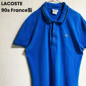 90s France제 LACOSTE 피케 셔츠 리브라인