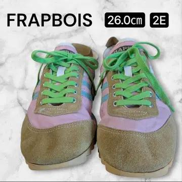 FRAPBOIS Moon Star 콜라보 스니커즈 핑크 26cm 2E