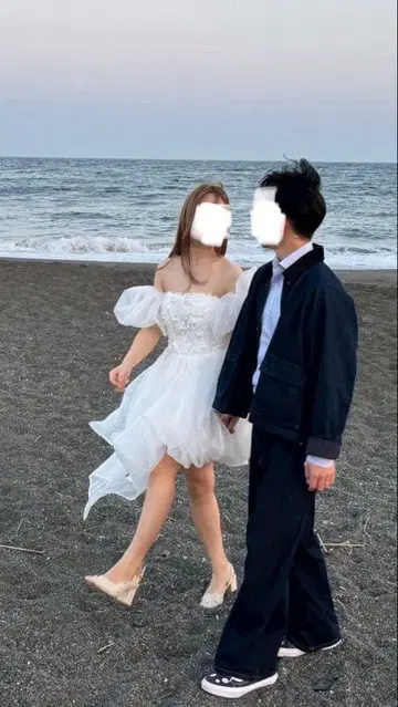 미니 웨딩 드레스 백리본 XS
