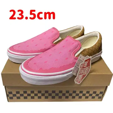 VANS 슬립온 아이스크림 핑크 여성용 슬립온 23.5