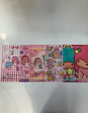산리오 키키라라 리틀트윈스타 파일 세트 2 헤이세이 레트로
