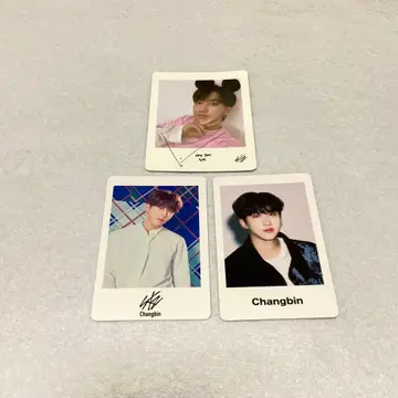 stray kids 창빈 포토카드 3매