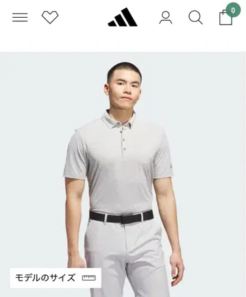 adidas 골프 피케 셔츠 그레이 2XL 아디다스 새상품 그레이 화이트