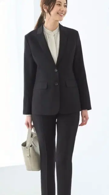 새상품급 RUIRUE BOUTIQUE 워셔블 비즈니스 정장 셋업