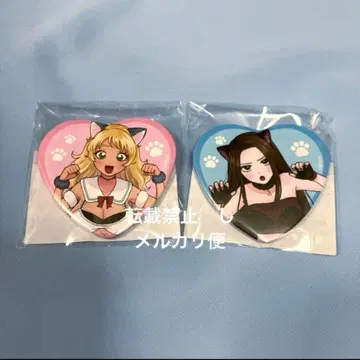 오타쿠에게 친절한 갸루는 없다 이치지 아마네 하트형 캔뱃지 오타갸루