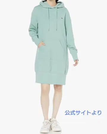 LACOSTE 쭈리 맨투맨 후디 원피스