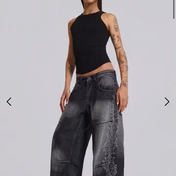 Jaded London Crystalline Colossus Jeans | 브랜드 중고거래 플랫폼