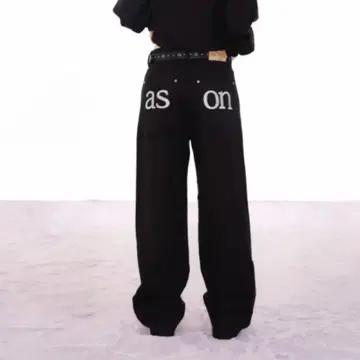 as'on 아즈온 SMOG WIDE PANTS 블랙 ason 한국