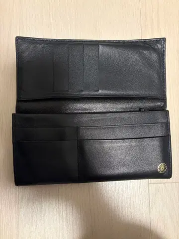 황거 장지갑 블랙 가죽