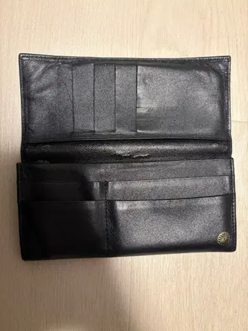 황거 장지갑 블랙 가죽