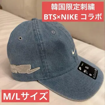 BTS Nike x BTS 콜라보 캡 데님 미사용 새상품 커스텀