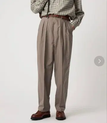 새상품급 Steven Alan 베리마에츠 투플리츠 슬랙스 XL