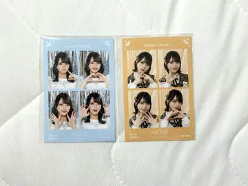 =LOVE 사사키 마이카 4컷 포토 카드 vol.2 vol.3 이코러브