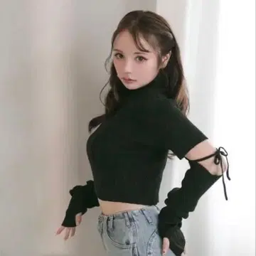 ANDMARY ayla knit ribbon tops
