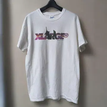 XLARGE 에반게리온 콜라보 T셔츠 화이트 M