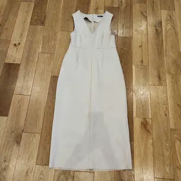 ZARA 베이지 트위드풍 원피스