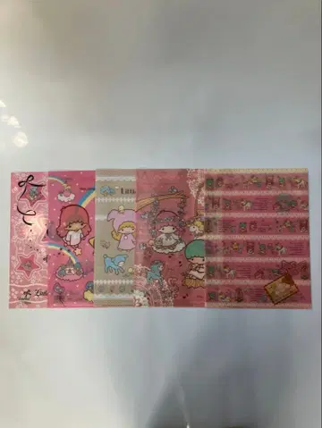 산리오 키키라라 리틀트윈스타 파일 세트 3 헤이세이 레트로