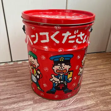 [ 쇼와 레트로 ] Kanebo 함코 쿠다사이!! 양철제 양동이형 틴