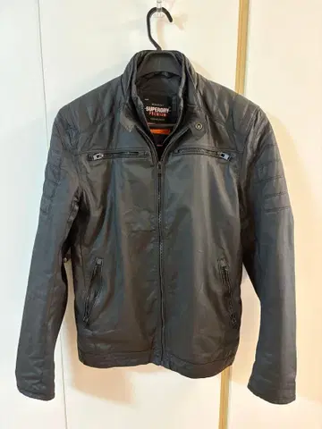 Superdry 프리미엄 라이더 자켓 블랙