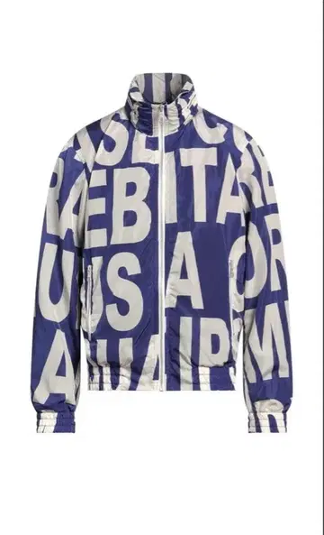 DRIES VAN NOTEN 23SS 블루종 스탠드 카라 프린트