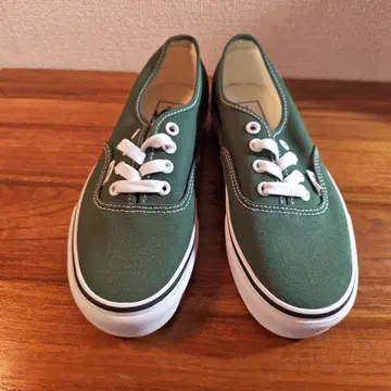 VANS 오센틱 그린 스니커즈