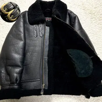초두께/42인치/새상품급 SCHOTT B-3 무스탕 가죽 자켓