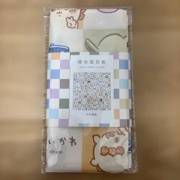 치이카와 (먼작귀) 발수 보자기 체크 패턴