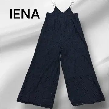 인기 이에나 IENA 레이스 올인원 살로펫 코튼 스캘럽 밑단