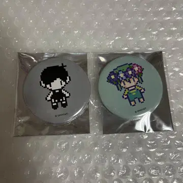 OMORI 오모리 바질 캔뱃지 2점 세트