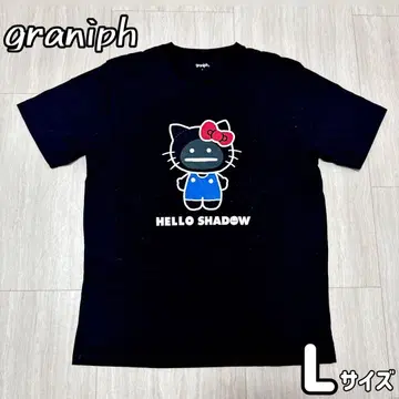 graniph Hello SHADOW 헬로키티 T셔츠 유니 L사이즈