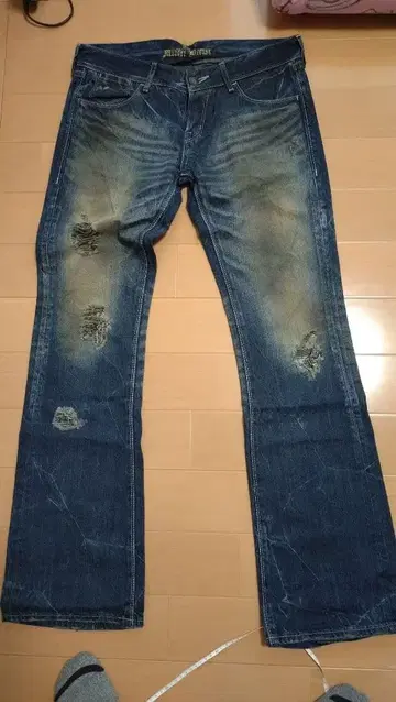 Murder License 부츠컷 데님 데미지 가공 46 니콜