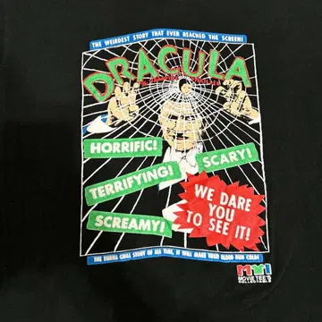 80s Movie Tee's Dracula 드라큘라 티셔츠 XL