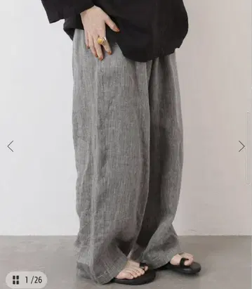journalstandardluxe 린넨 해린 이지 팬츠