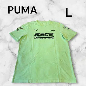 택 포함 새상품 PUMA F1 RACE 티셔츠 L 그린