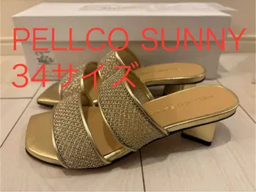 새상품 pellico sunny 샌들 뮬 34 21.5