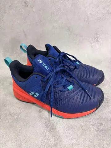 YONEX 테니스화 네이비 오렌지 22.5cm
