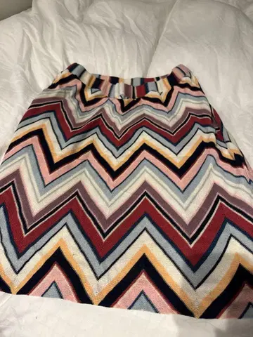 MISSONI 타이트 스커트 지그재그 패턴 이탈리아제