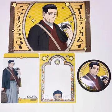 골든 카무이 도쿄 메트로 오가타 캔뱃지 클리어 카드 특전 엽서