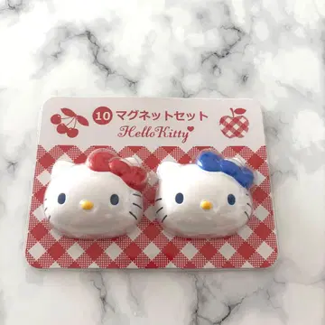 Sanrio 헬로키티 마그넷 세트 빨간색
