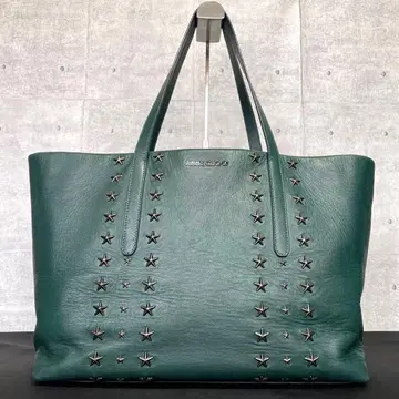 [ 미사용급 ] JIMMY CHOO PIMLICO 그린 가죽 토트백