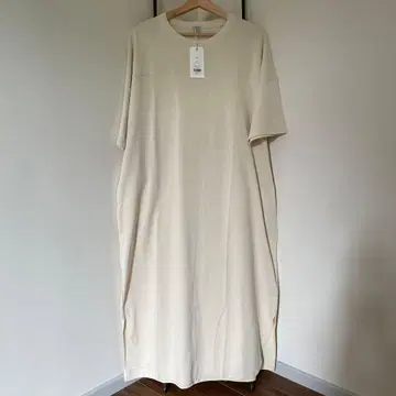 새상품. ORDINARY FITS 숄더 드레스 롱 원피스 에크루