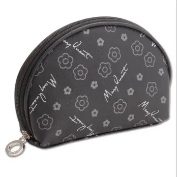 MARY QUANT 톤사인 데이지 라운드 파우치 블랙