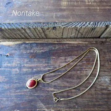 레트로 당시물 Noritake 골드 컬러 목걸이 펜던트